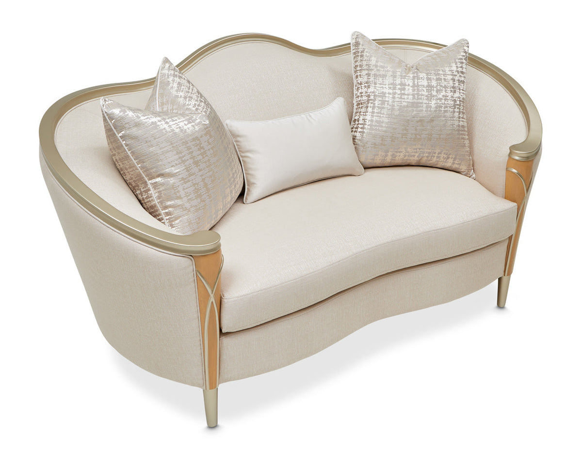 Villa Cherie Caramel Loveseat - MJM Furniture