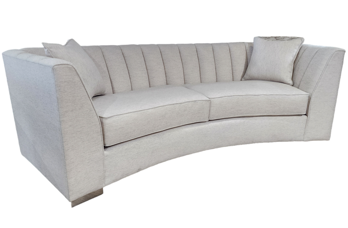 Titan Channel Curved Sofa - MJM Furniture