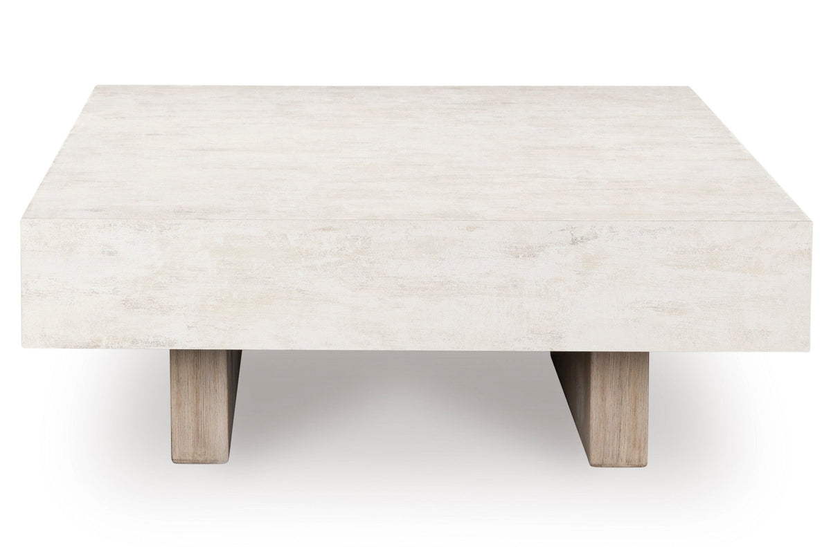 Jorlaina 42" Square Coffee Table - MJM Furniture