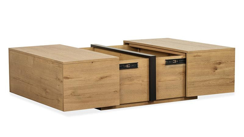 Ripley Square Storage Coffee Table - MJM Furniture