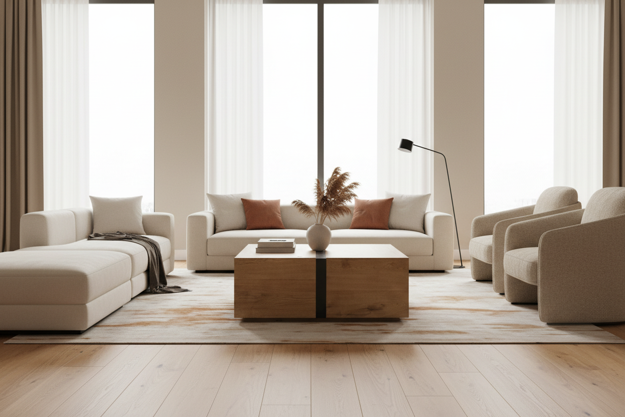 Ripley Square Storage Coffee Table - MJM Furniture