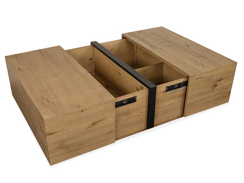 Ripley Square Storage Coffee Table - MJM Furniture