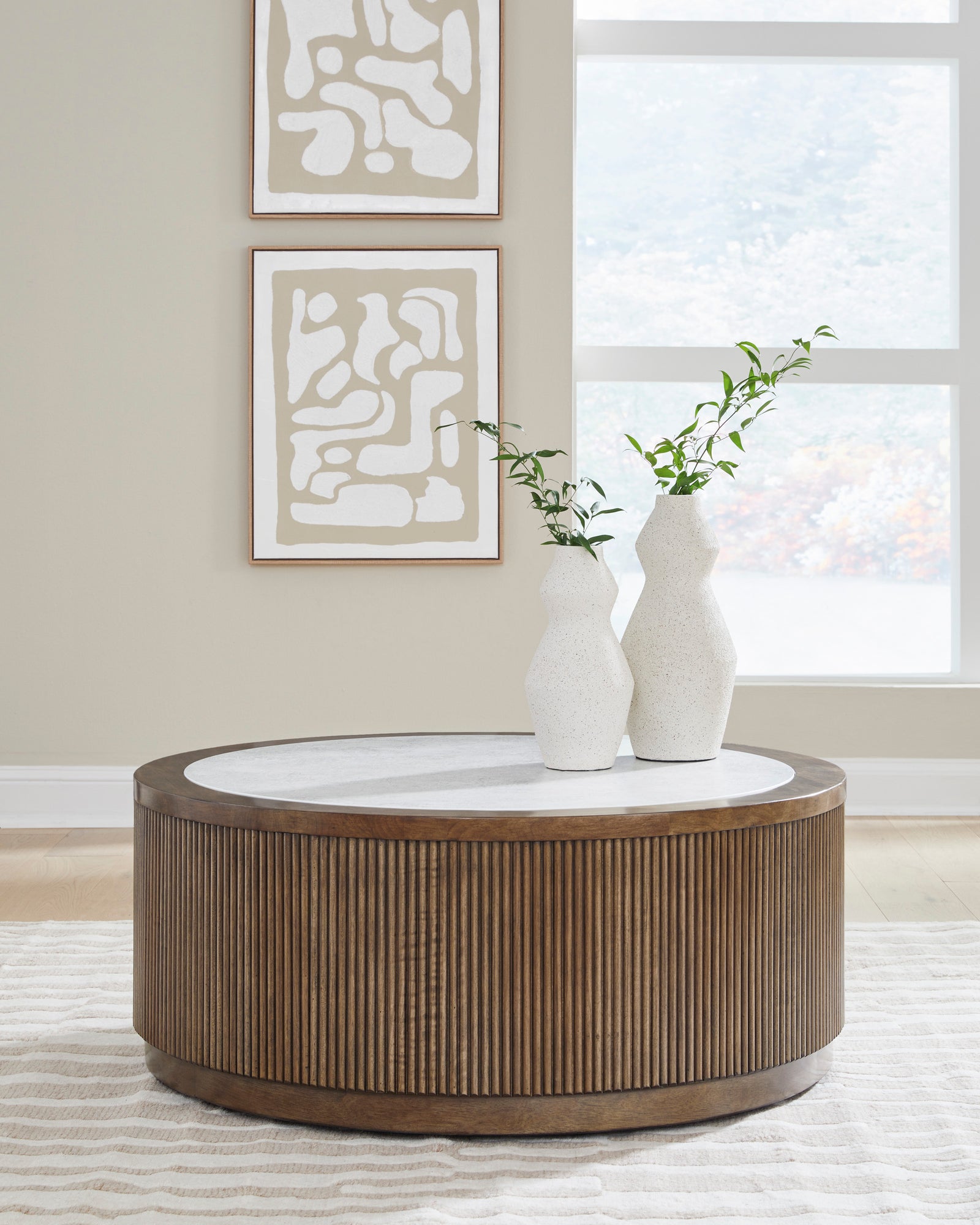 Hadonna Round Coffee Table - MJM Furniture
