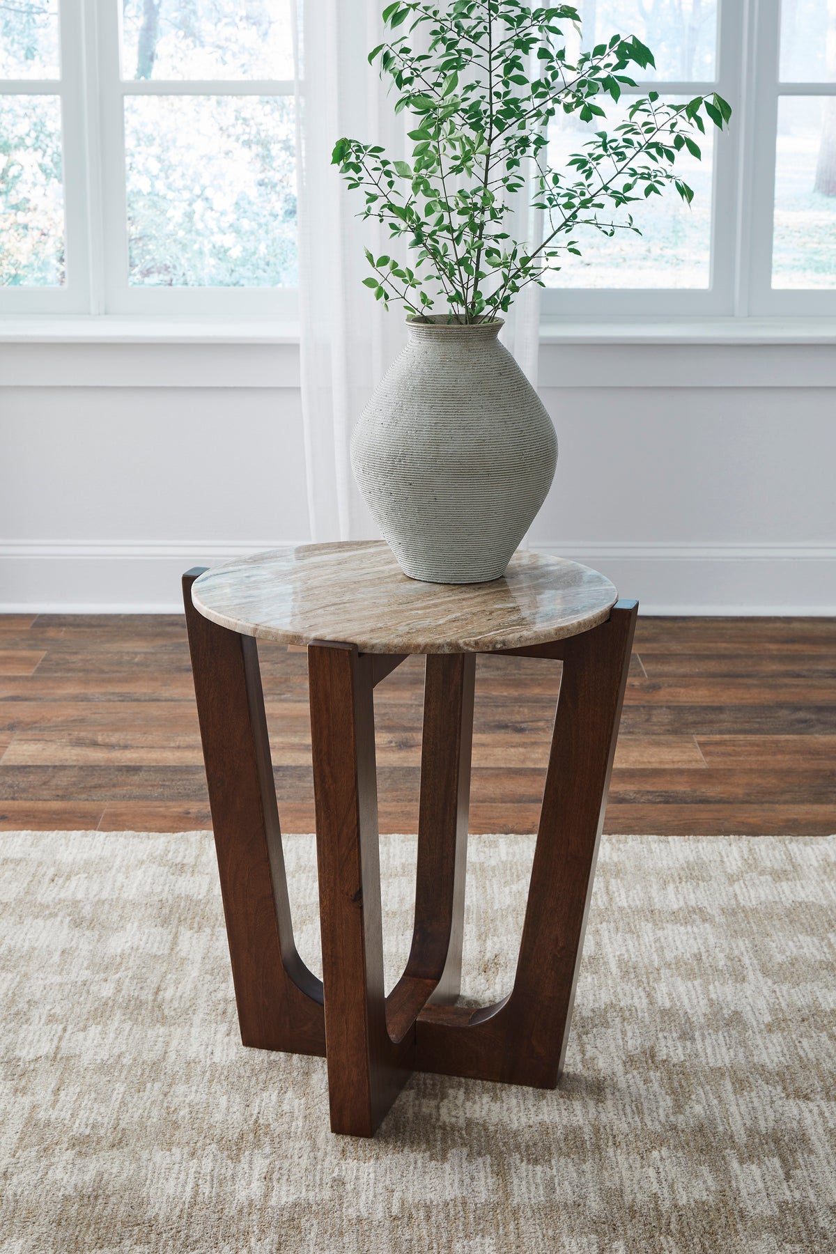 Tanidore Round End Table - MJM Furniture