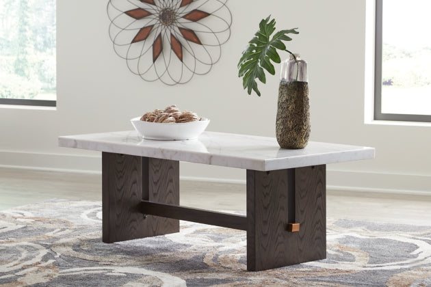 Burkhaus Marble Coffee Table - MJM Furniture
