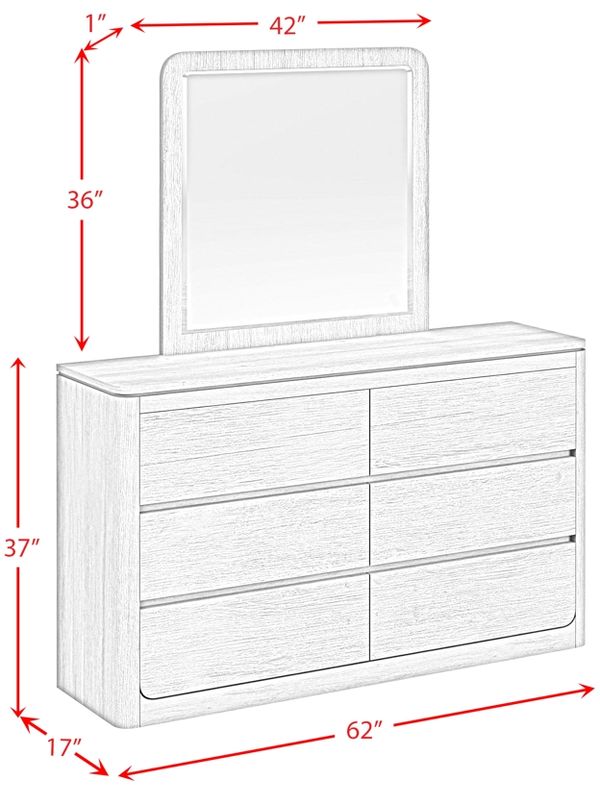 Aerin Natural Dresser & Mirror