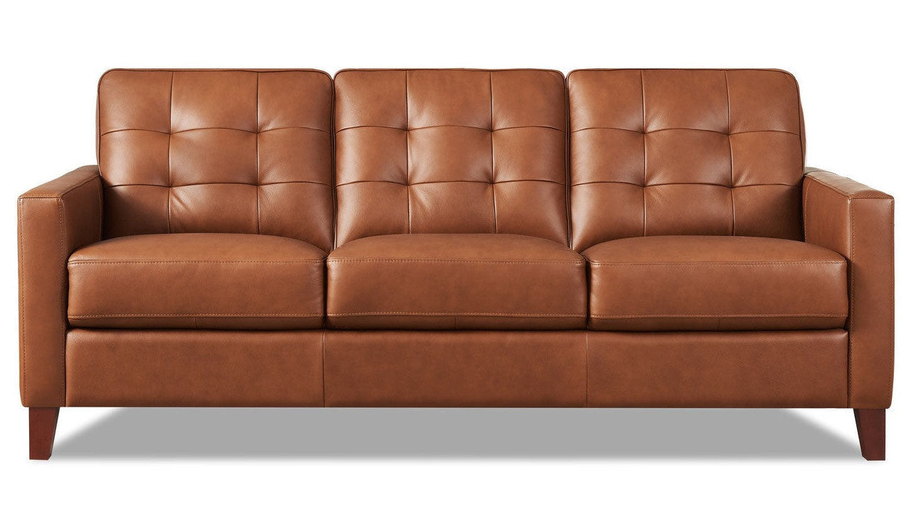 Aiden Leather Sofa - MJM Furniture