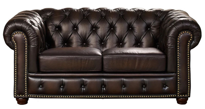 Albany Leather Loveseat - MJM Furniture