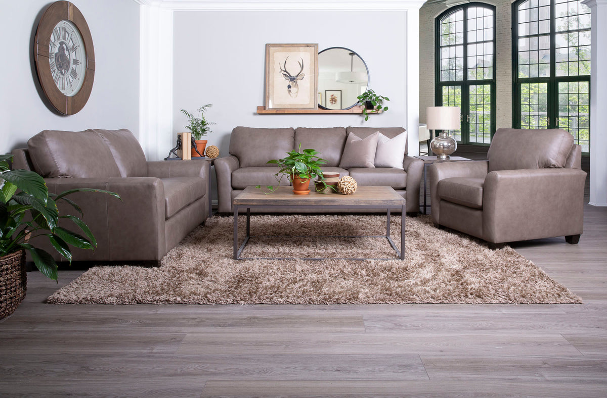 Alessandra Leather Sofa - MJM Furniture
