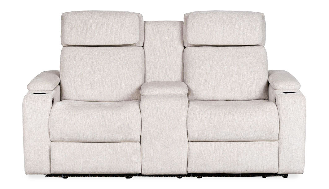 Anders Sand Power Reclining Console Loveseat - MJM Furniture