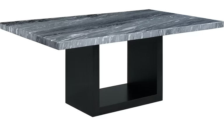 Aston Gray Marble Dining Table - MJM Furniture