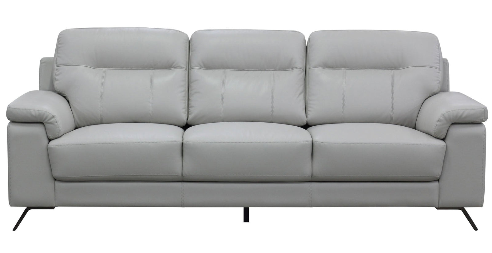 Haus Silver Leather Sofa - MJM Furniture
