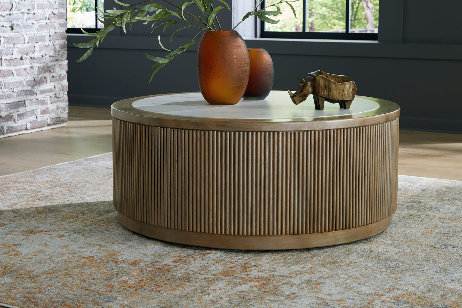 Camdill Round Coffee Table - MJM Furniture