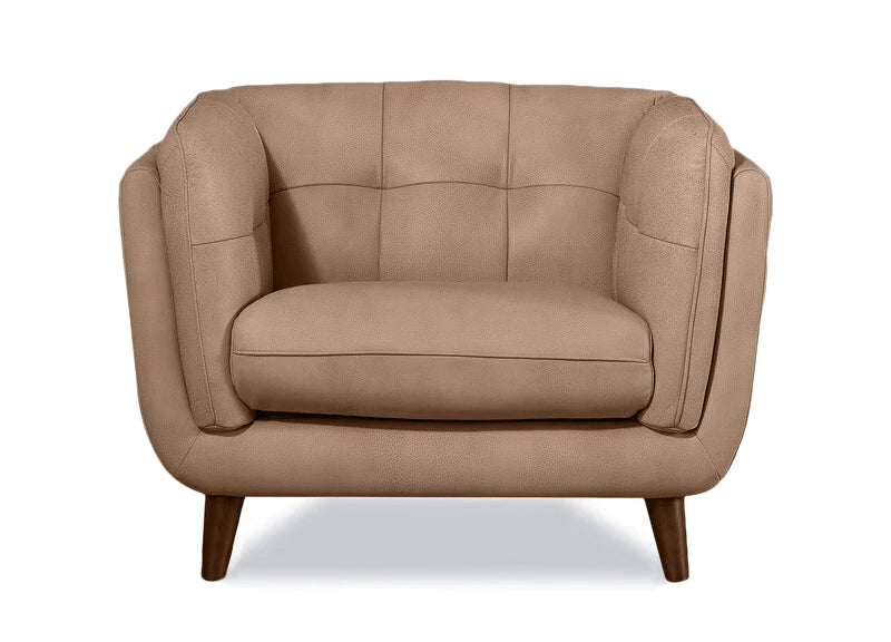 Seymour Cognac Fabric Chair - MJM Furniture