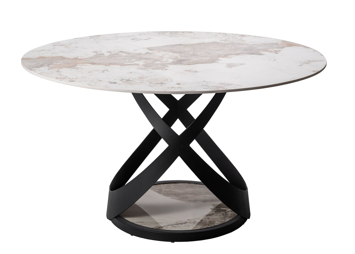 Cosmos Sintered Stone Round Dining Table