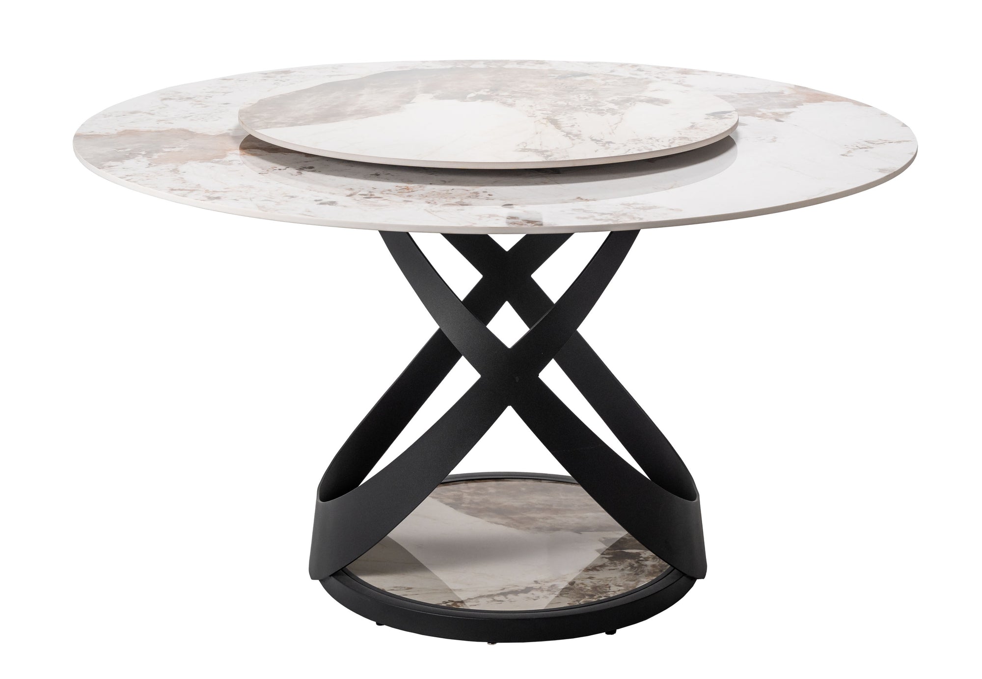 Cosmos Sintered Stone Round Dining Table - MJM Furniture