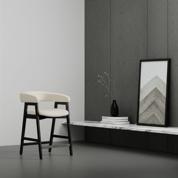 Haven Black Counter Stool - MJM Furniture