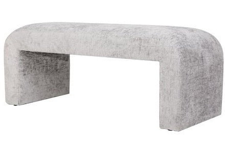 Cove Gray Small Upholstered Bench - MJM Furniture