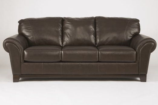 Deasil Brown Leather Match Sofa & Loveseat - MJM Furniture