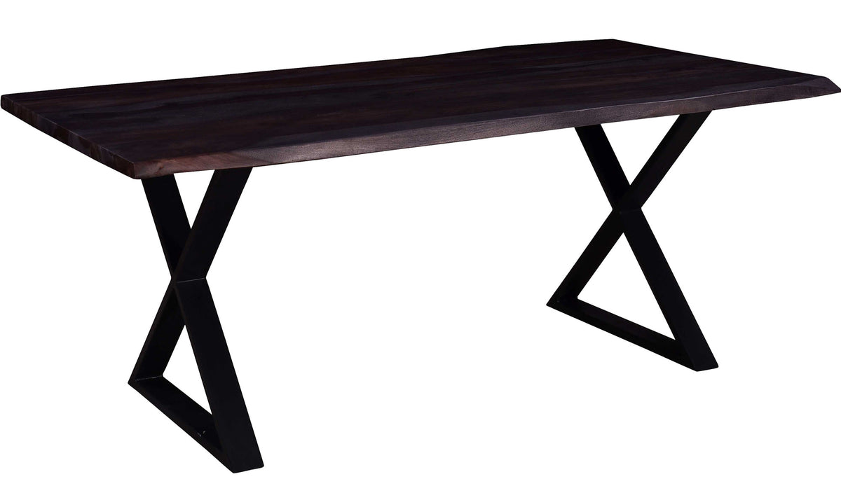 Valencia Live Edge Sheesham Dining Table - MJM Furniture