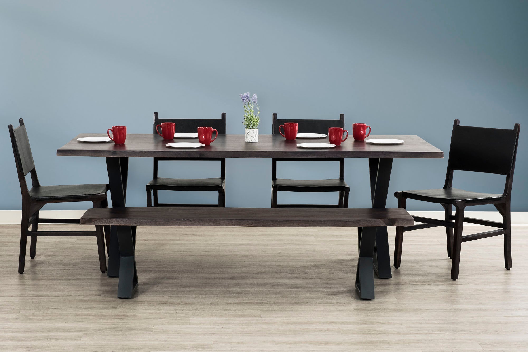 Valencia Live Edge Sheesham Dining Table - MJM Furniture