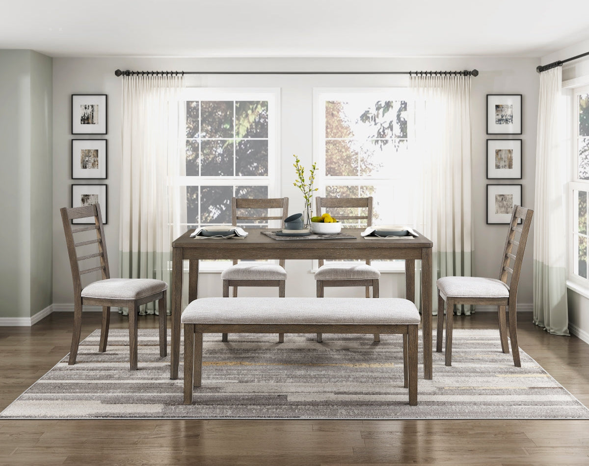 Emilia 6 Piece Dining Set - MJM Furniture