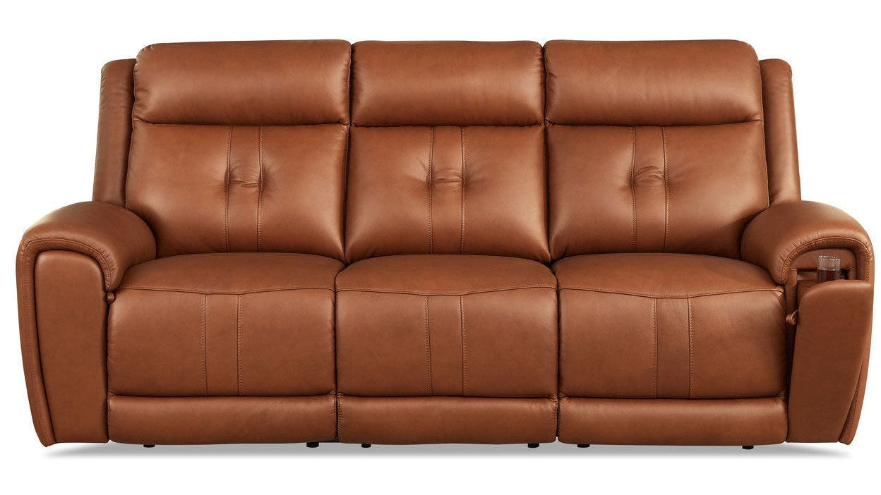 Emma Leather Power Reclining Sofa - MJM Furniture