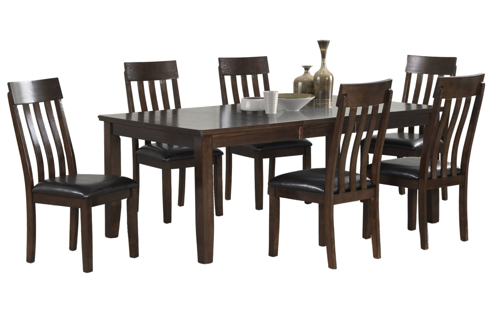 Espresso 7 Piece Dining Set - MJM Furniture