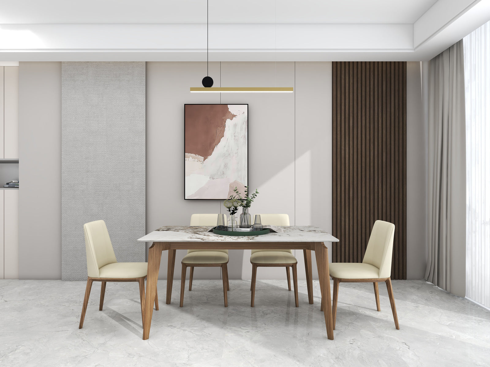 Gaia Sintered Stone Dining Table - MJM Furniture