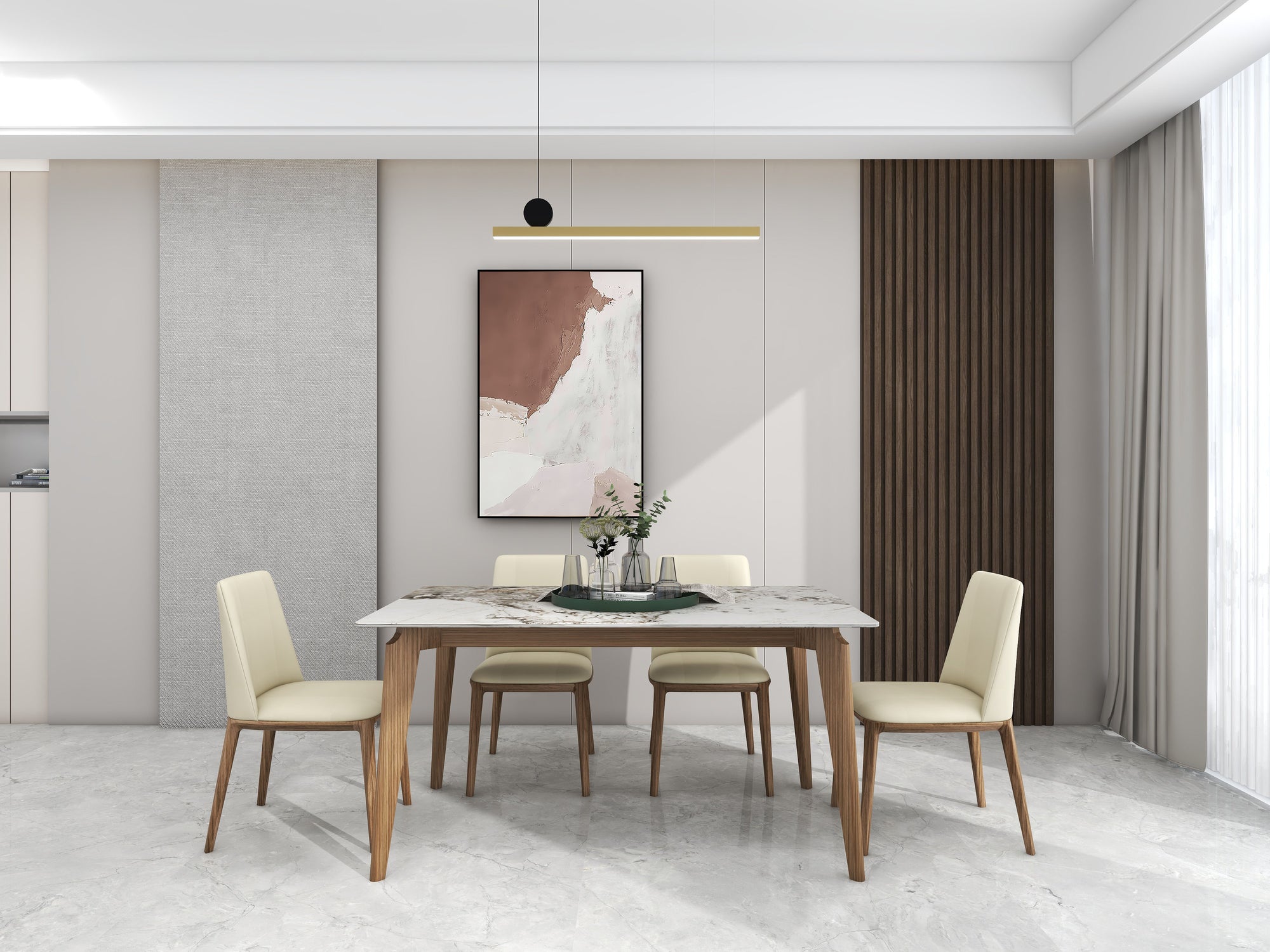 Gaia Sintered Stone Dining Table - MJM Furniture