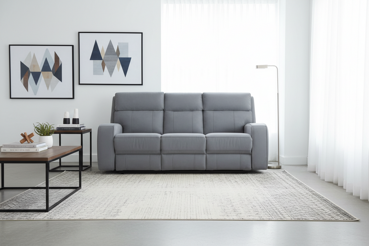 Ryler Power Reclining Sofa w/Power Headrest - MJM Furniture