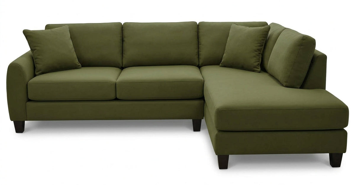 Gemma Custom Sectional Sectionals CLO LHF Condo Sofa / RHF Corner Chaise