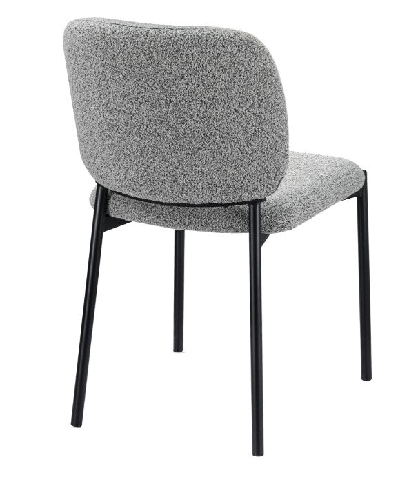 Elio Gray Boucle Dining Chair - MJM Furniture