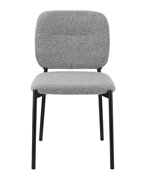 Elio Gray Boucle Dining Chair - MJM Furniture