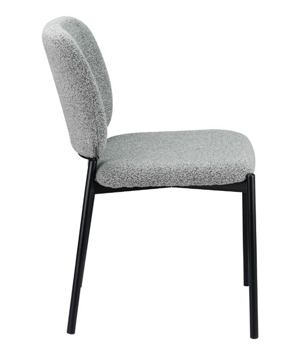 Elio Gray Boucle Dining Chair - MJM Furniture