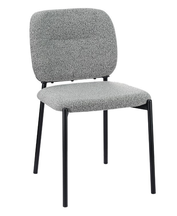 Elio Gray Boucle Dining Chair - MJM Furniture