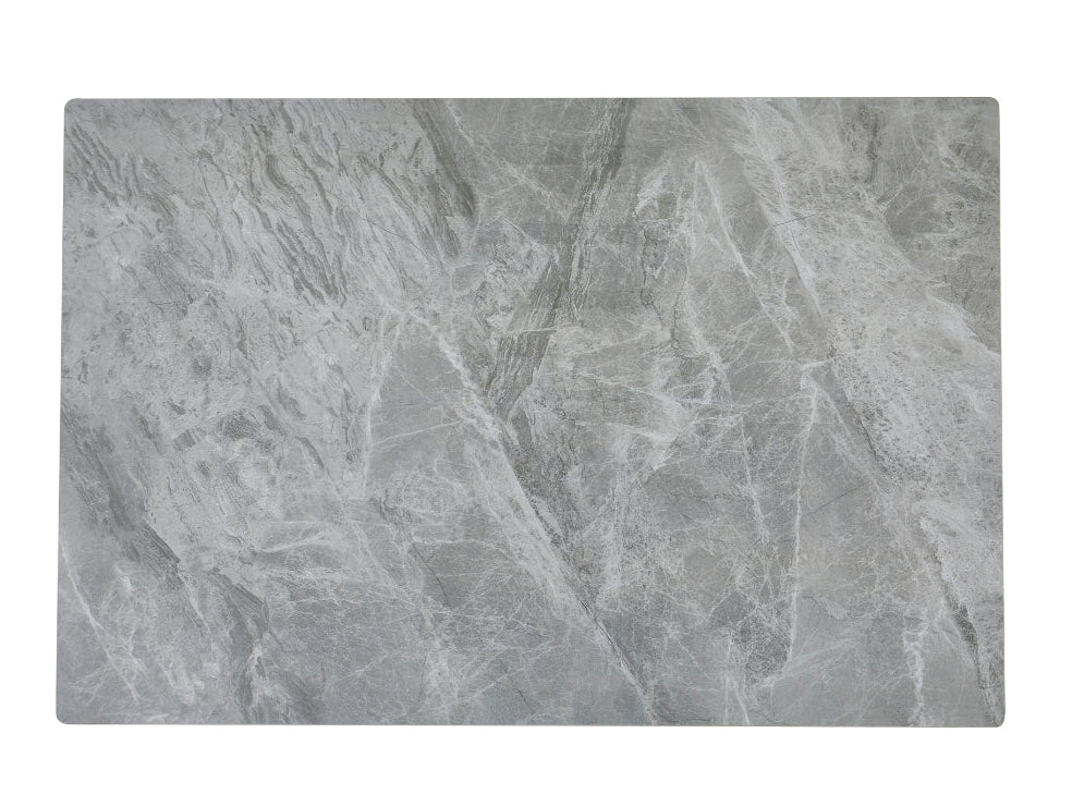 Gray Sintered Stone Extendable Dining Table