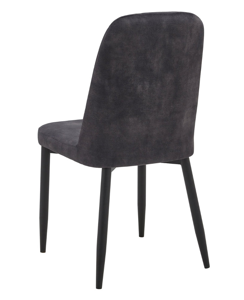 Atlas Gray Velvet Dining Chair - MJM Furniture
