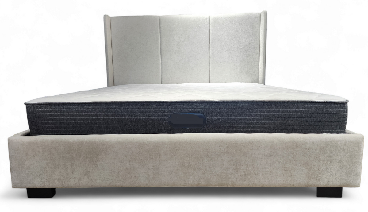 Hunter Channel Upholstered Bed - MJM Furniture