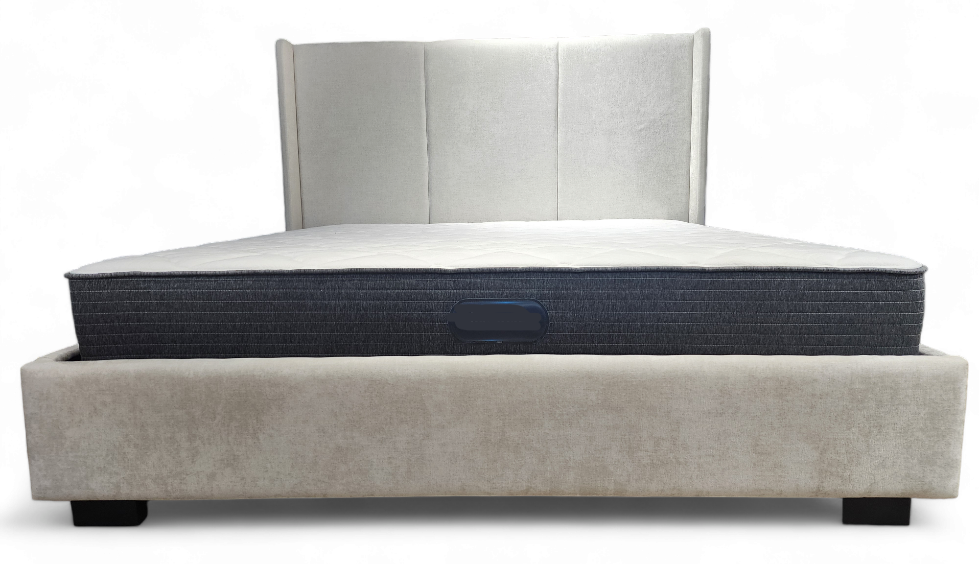Hunter Channel Upholstered Bed - MJM Furniture