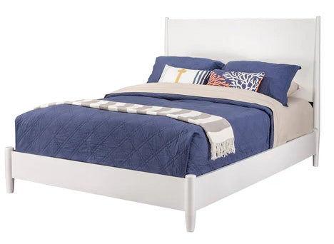 Hygge White Panel Bed - MJM Furniture