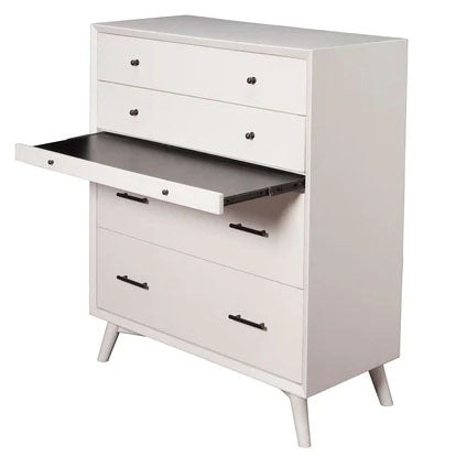 Hygge White 4 Drawer Chest - MJM Furniture