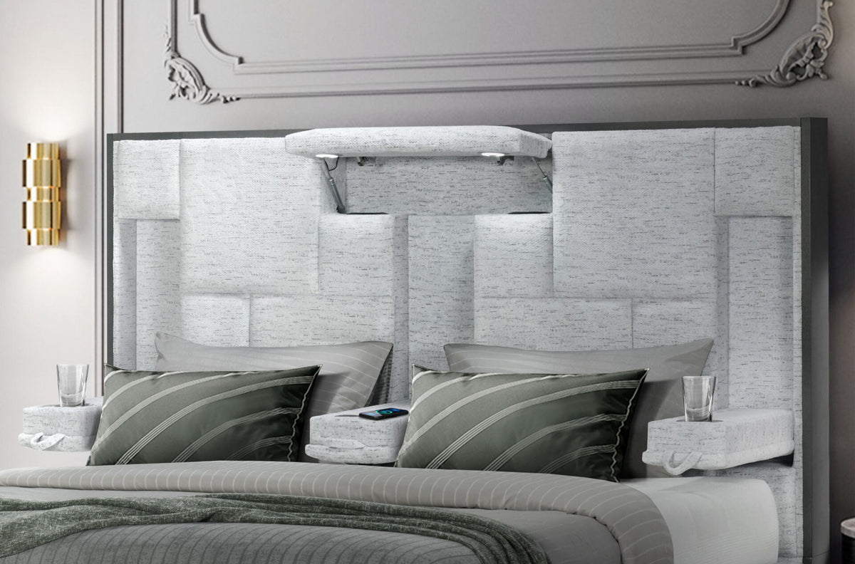 Liam Upholstered Bed - MJM Furniture