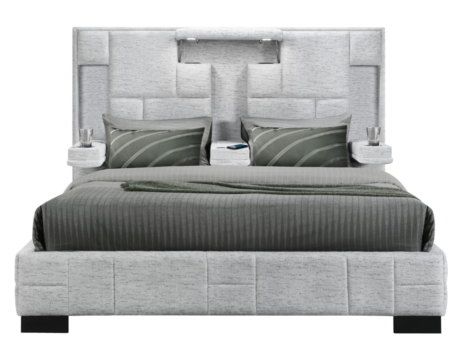 Liam Upholstered Bed - MJM Furniture