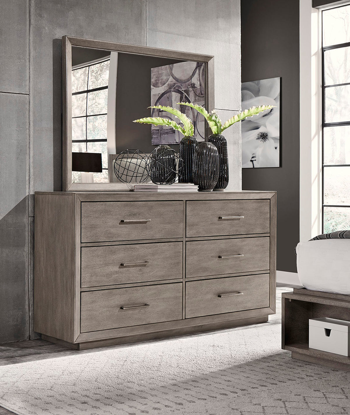 Logan Dresser &amp; Mirror - MJM Furniture