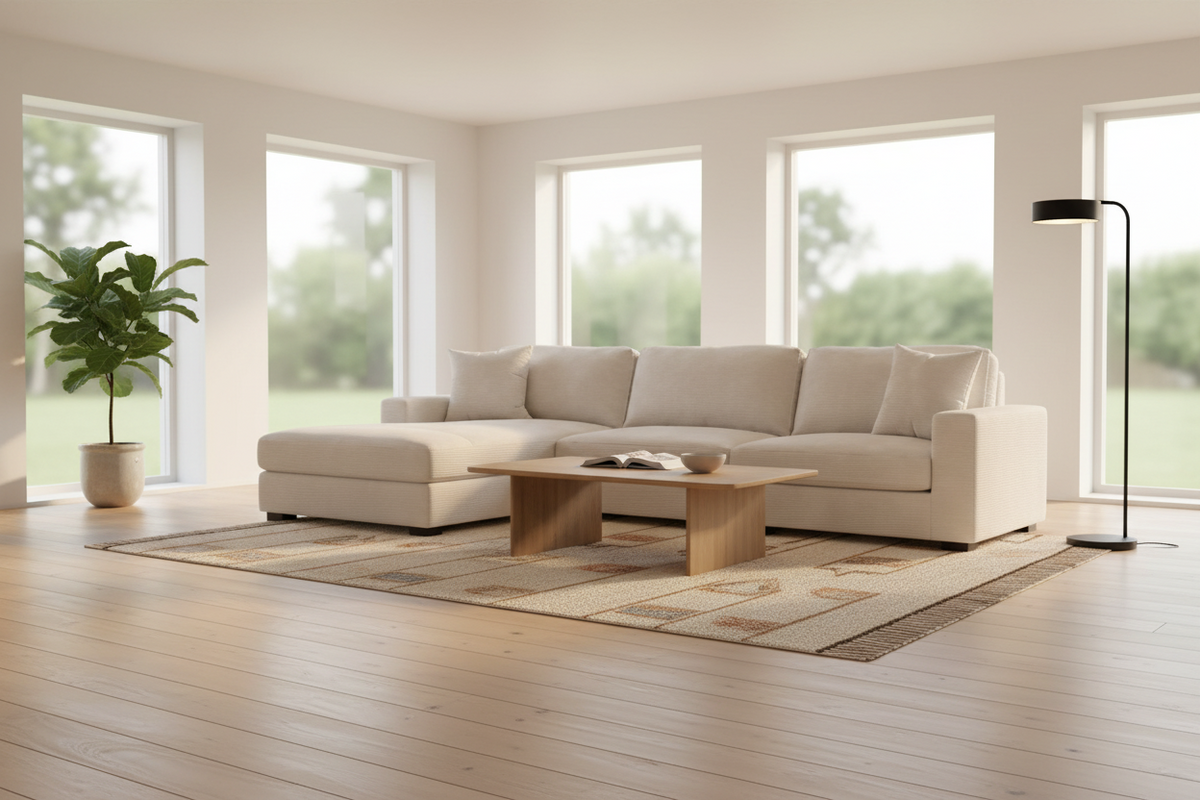 Lounge Beige Modular 3 Piece Sectional - MJM Furniture