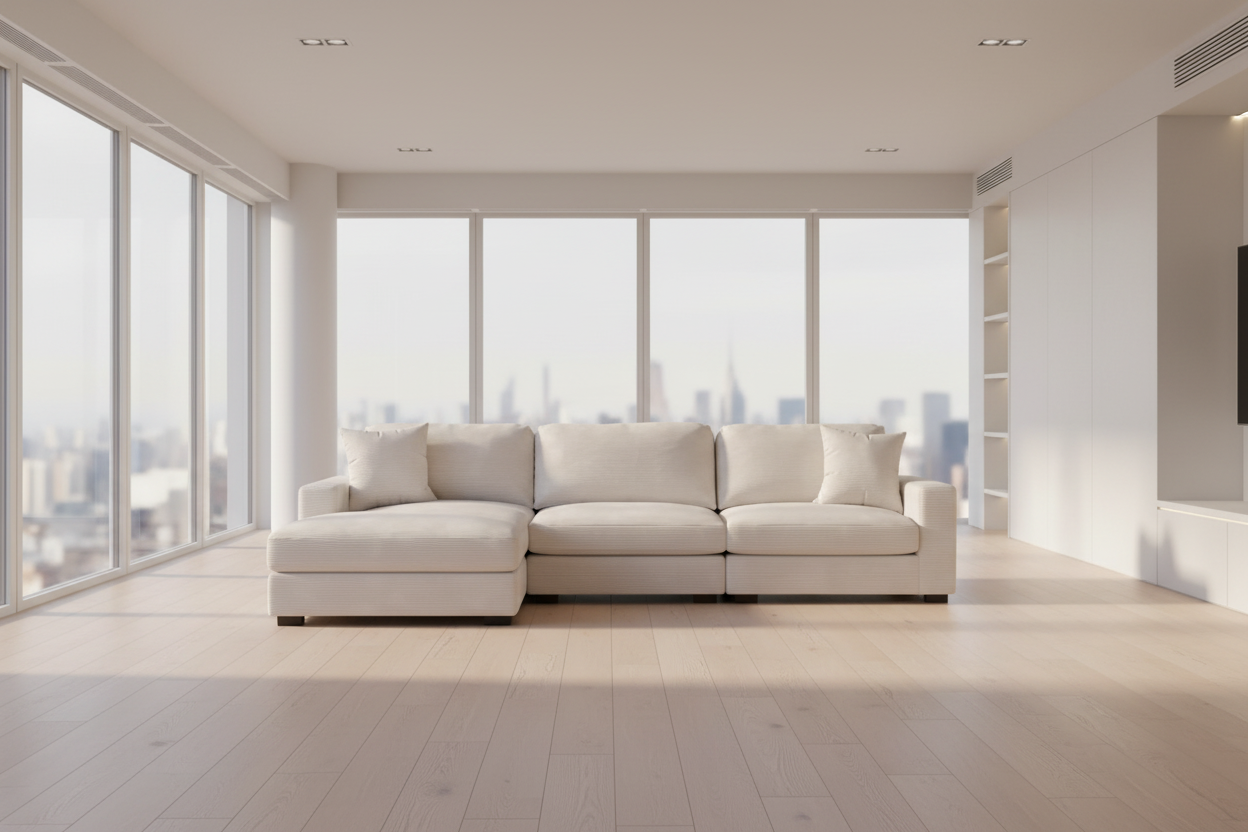 Lounge Beige Modular 3 Piece Sectional - MJM Furniture