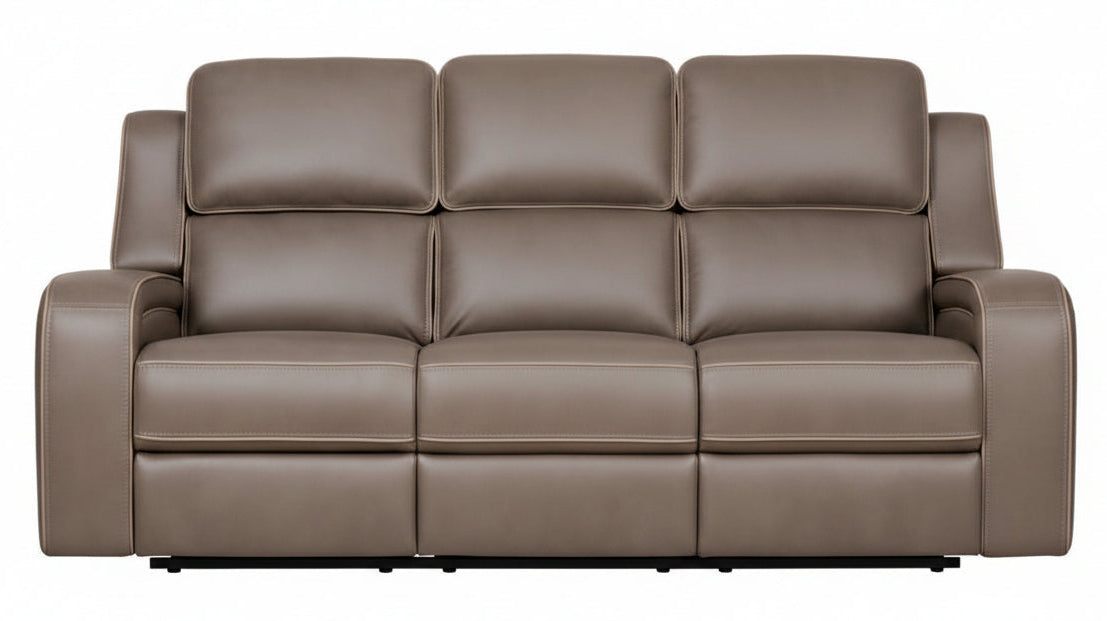 Matrix 84.5” Brown Zero Gravity Power Reclining Sofa - MJM Furniture