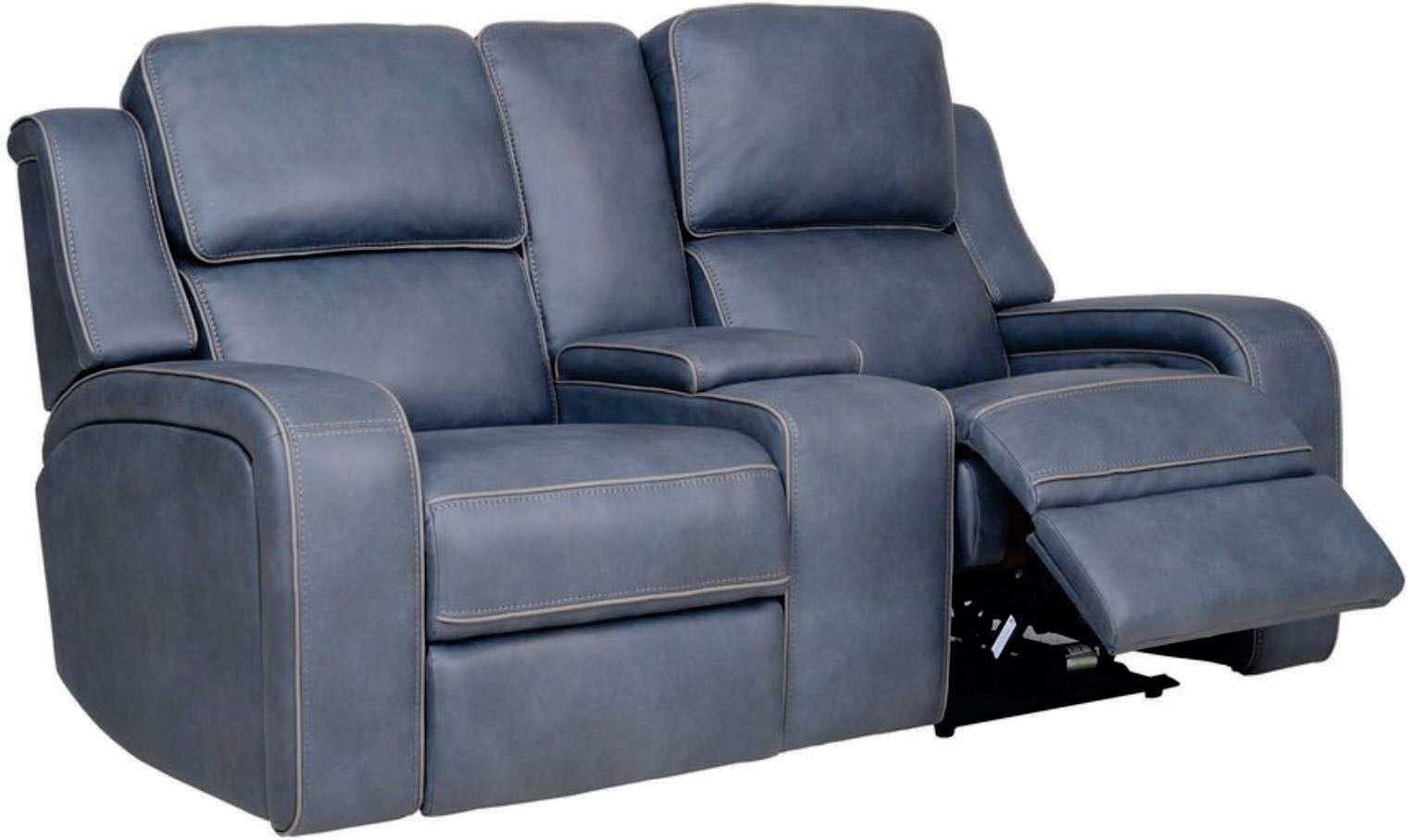 Matrix Charcoal Power Reclining Loveseat - MJM Furniture