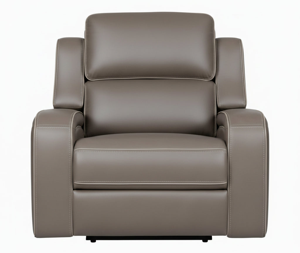 Matrix Brown Zero Gravity Power Reclining Chair - MJM Furniture